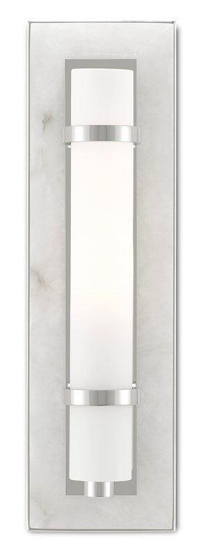 Currey And Company Bruneau Nickel Wall Sconce
