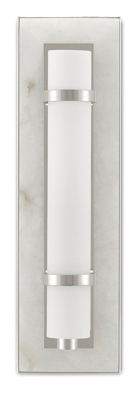 Currey And Company Bruneau Nickel Wall Sconce