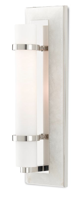 Currey And Company Bruneau Nickel Wall Sconce