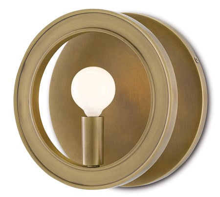 Chaplet Brass Wall Sconce by Currey and Company