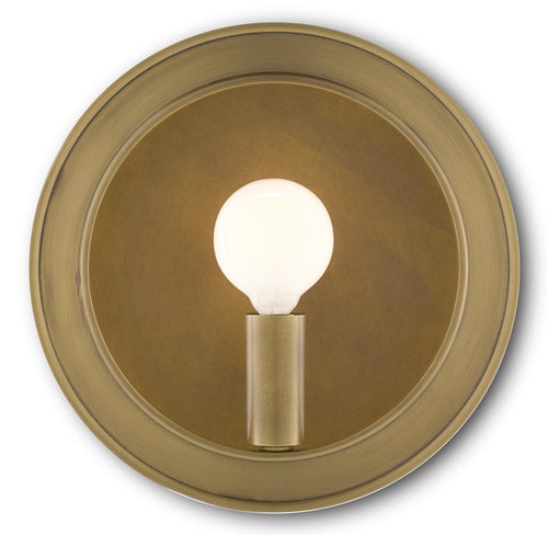 Chaplet Brass Wall Sconce by Currey and Company
