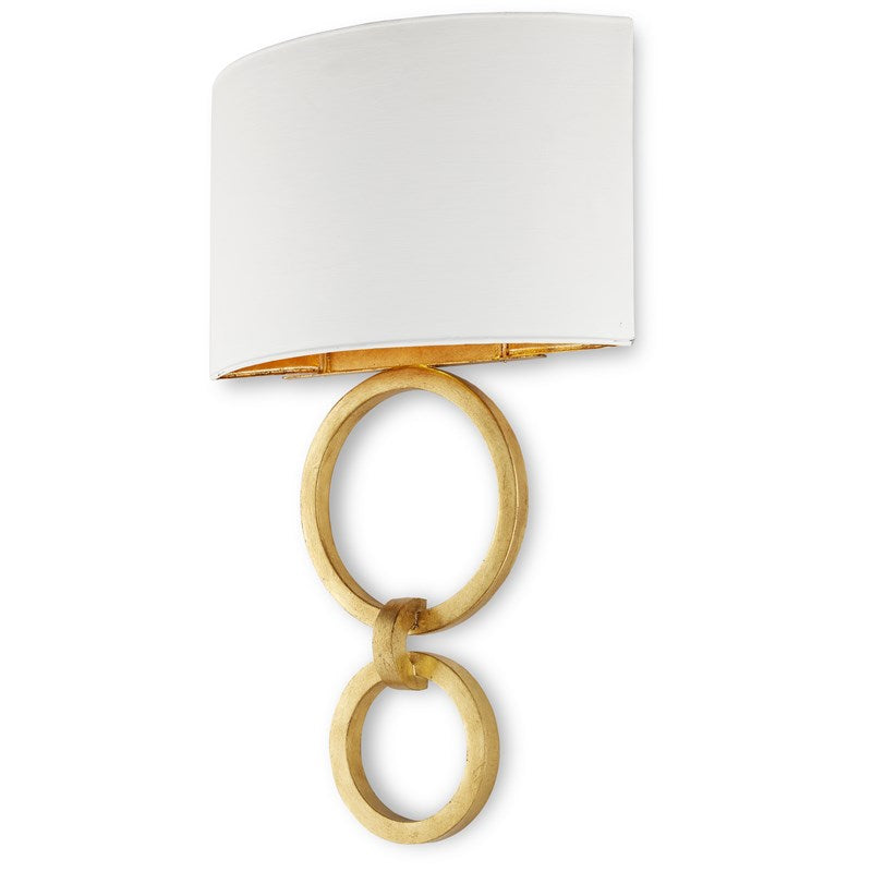 Currey And Company Bolebrook White Wall Sconce