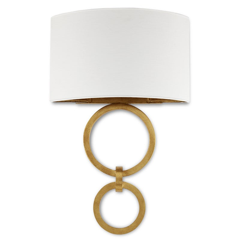 Currey And Company Bolebrook White Wall Sconce