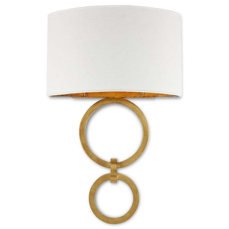 Currey And Company Bolebrook White Wall Sconce