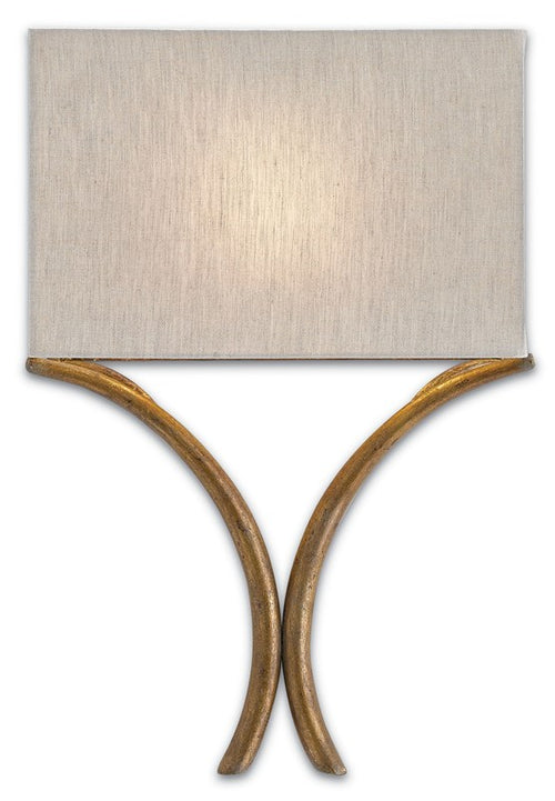 Currey & Company Cornwall Gold Wall Sconce