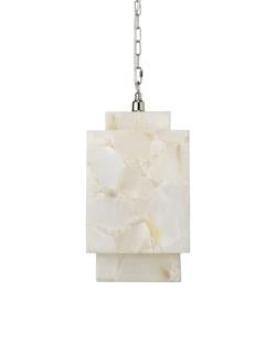 Jamie Young Borealis Cube Pendant In Alabaster