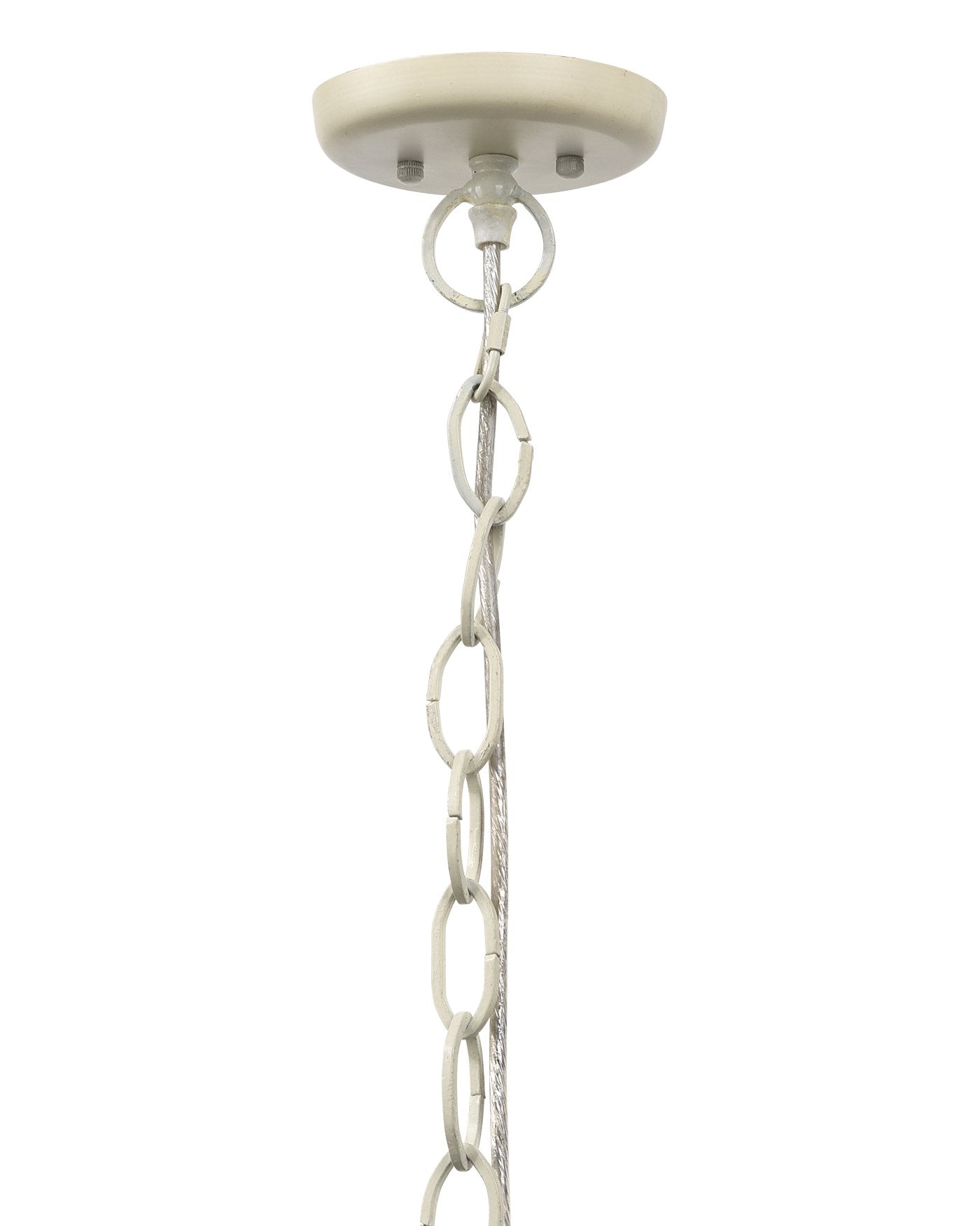 Jamie Young Canal Pendant In Off White Wood Beads