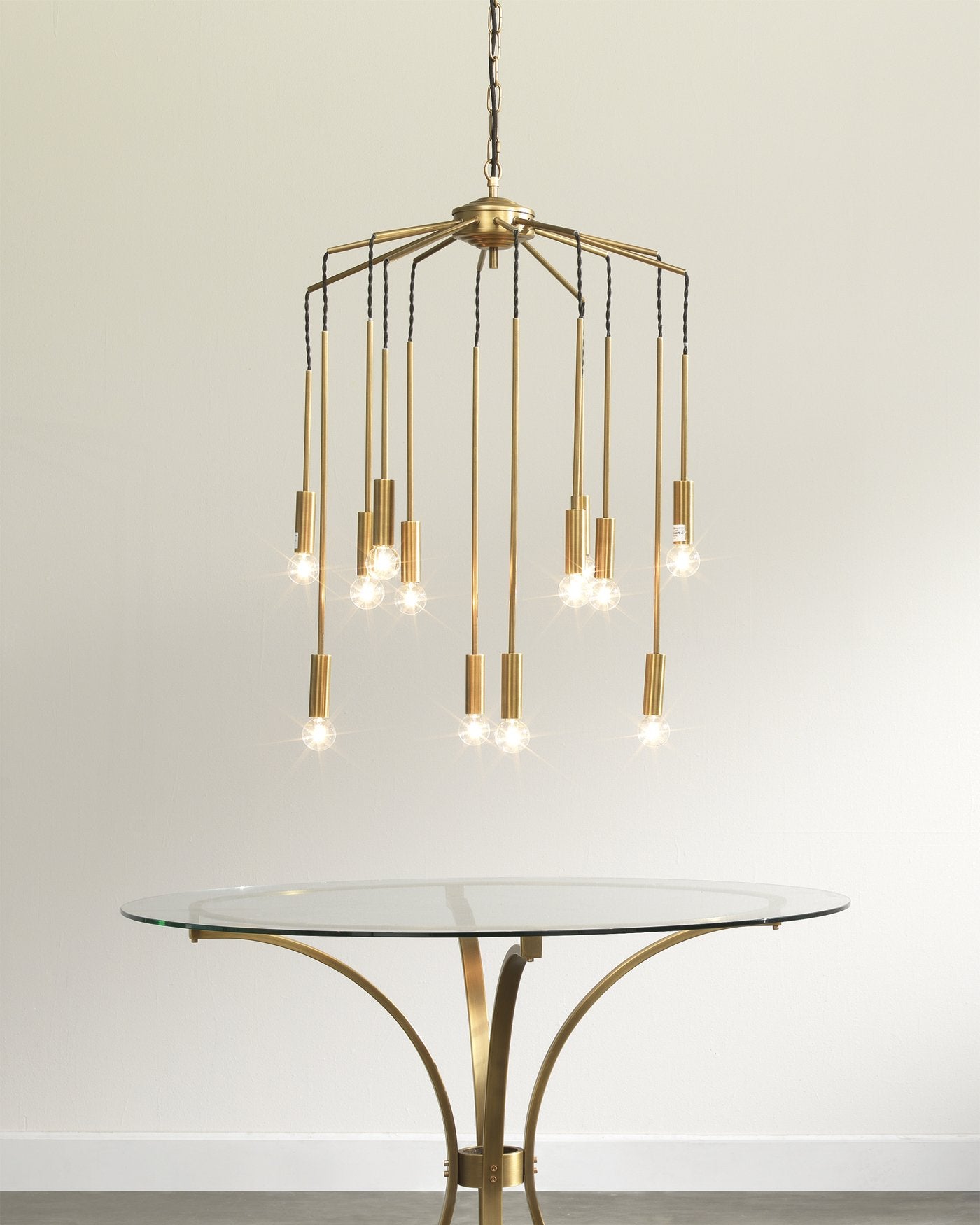 Jamie Young Cascade Pendant In Antique Brass