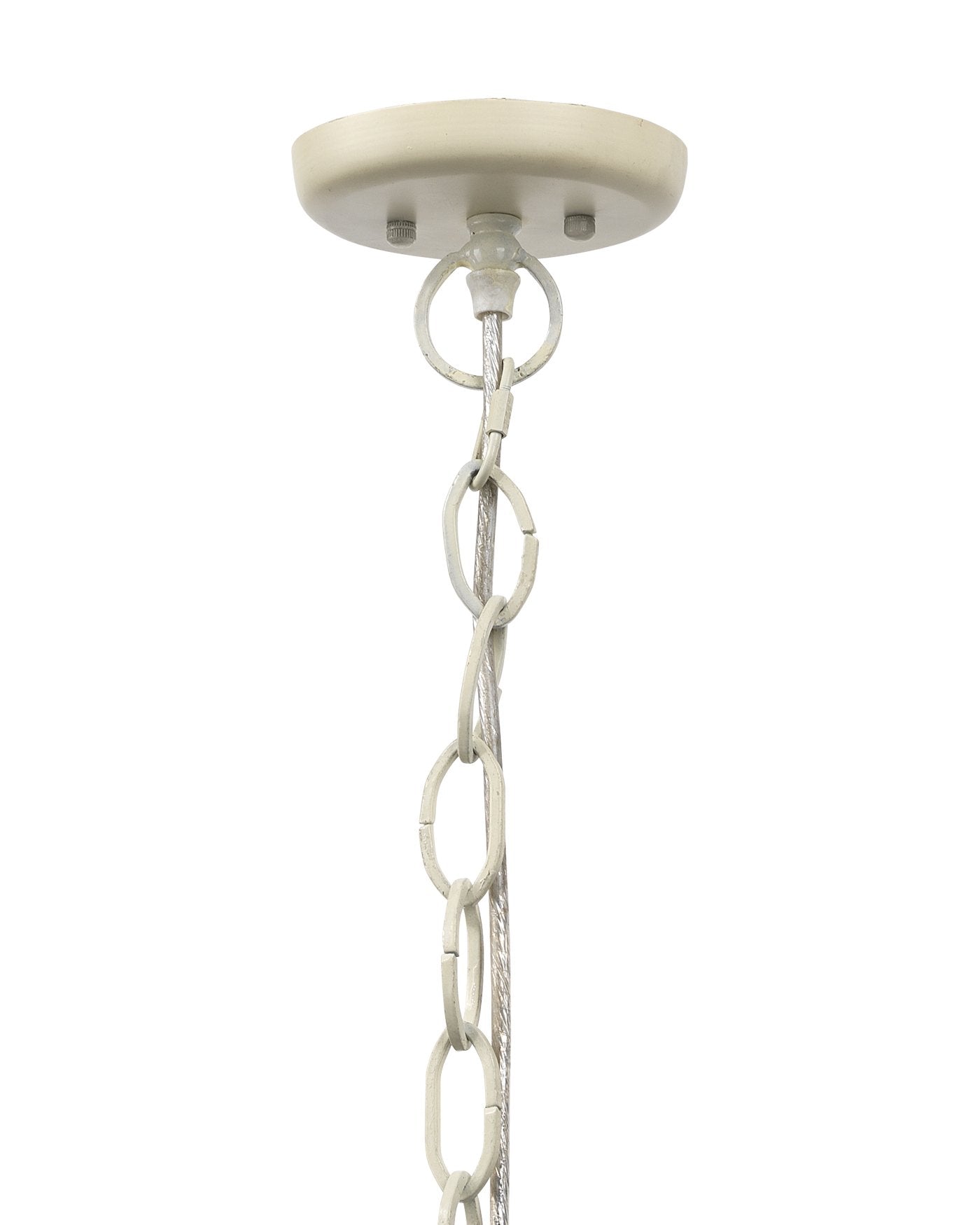 Jamie Young High Tide Pendant In Off White Wood Beads