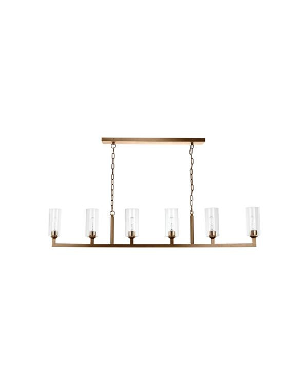 Jamie Young Linear 6 Light Chandelier