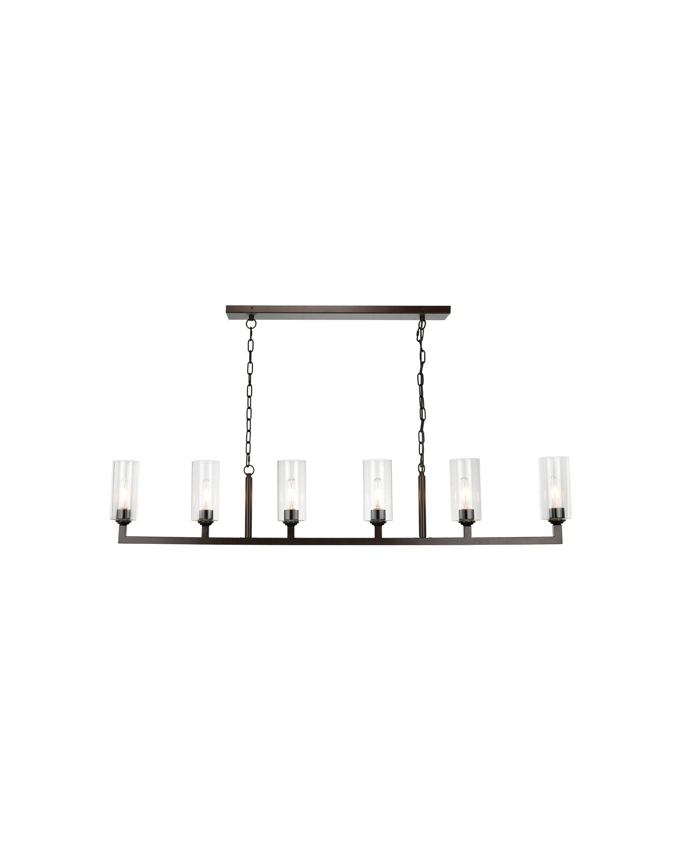 Jamie Young Linear 6 Light Chandelier