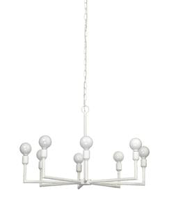 Jamie Young Park Chandelier In White Gesso