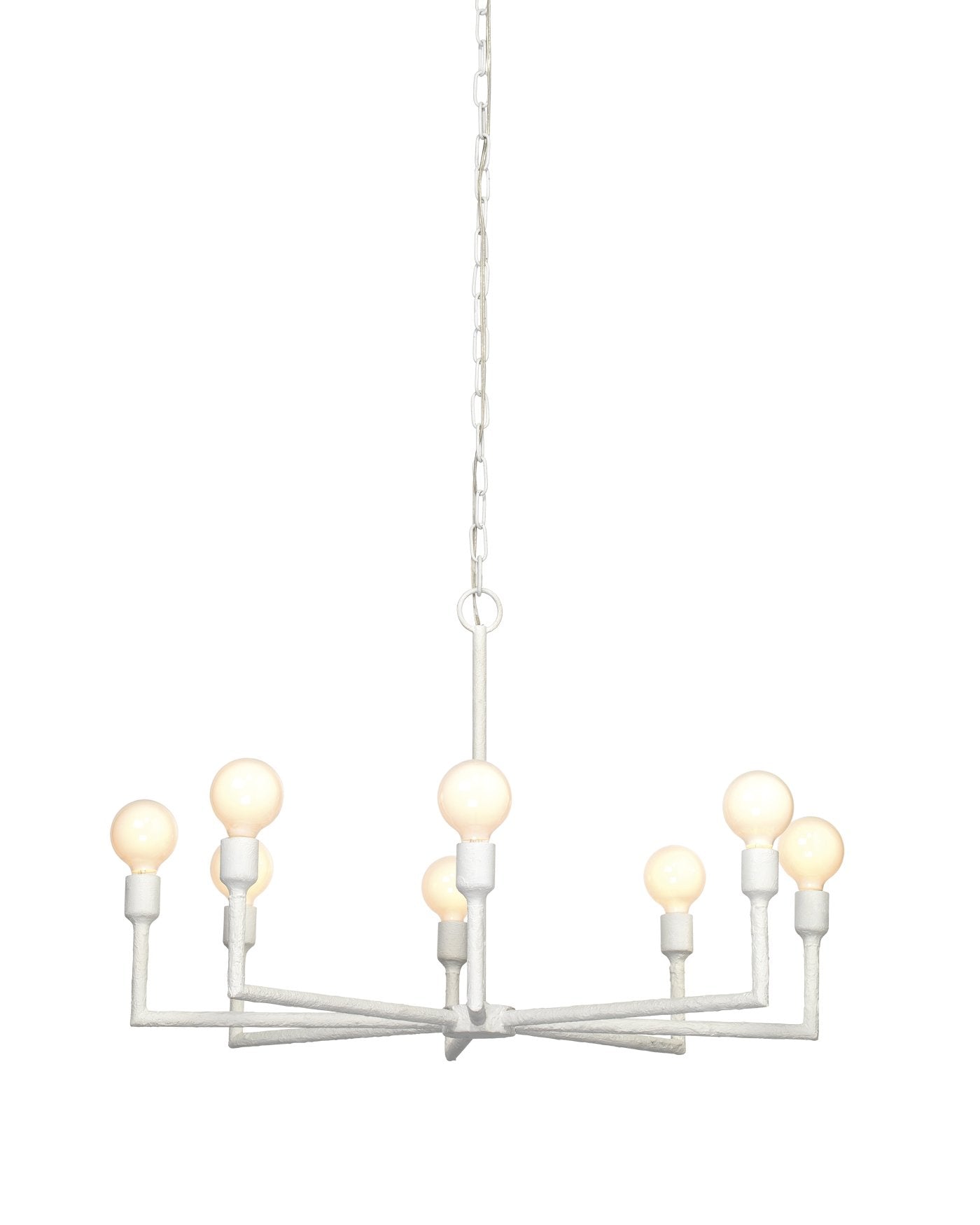 Jamie Young Park Chandelier In White Gesso