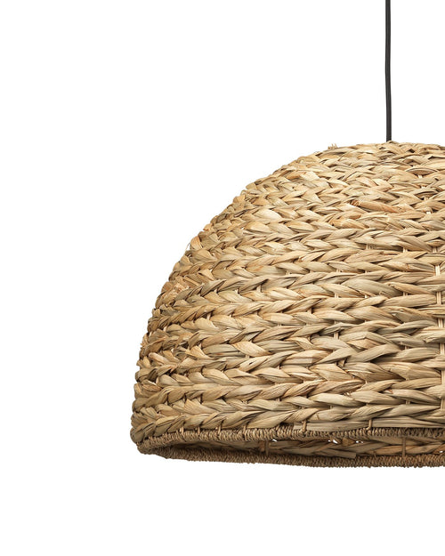 Jamie Young Shoreline Pendant In Natural Seagrass