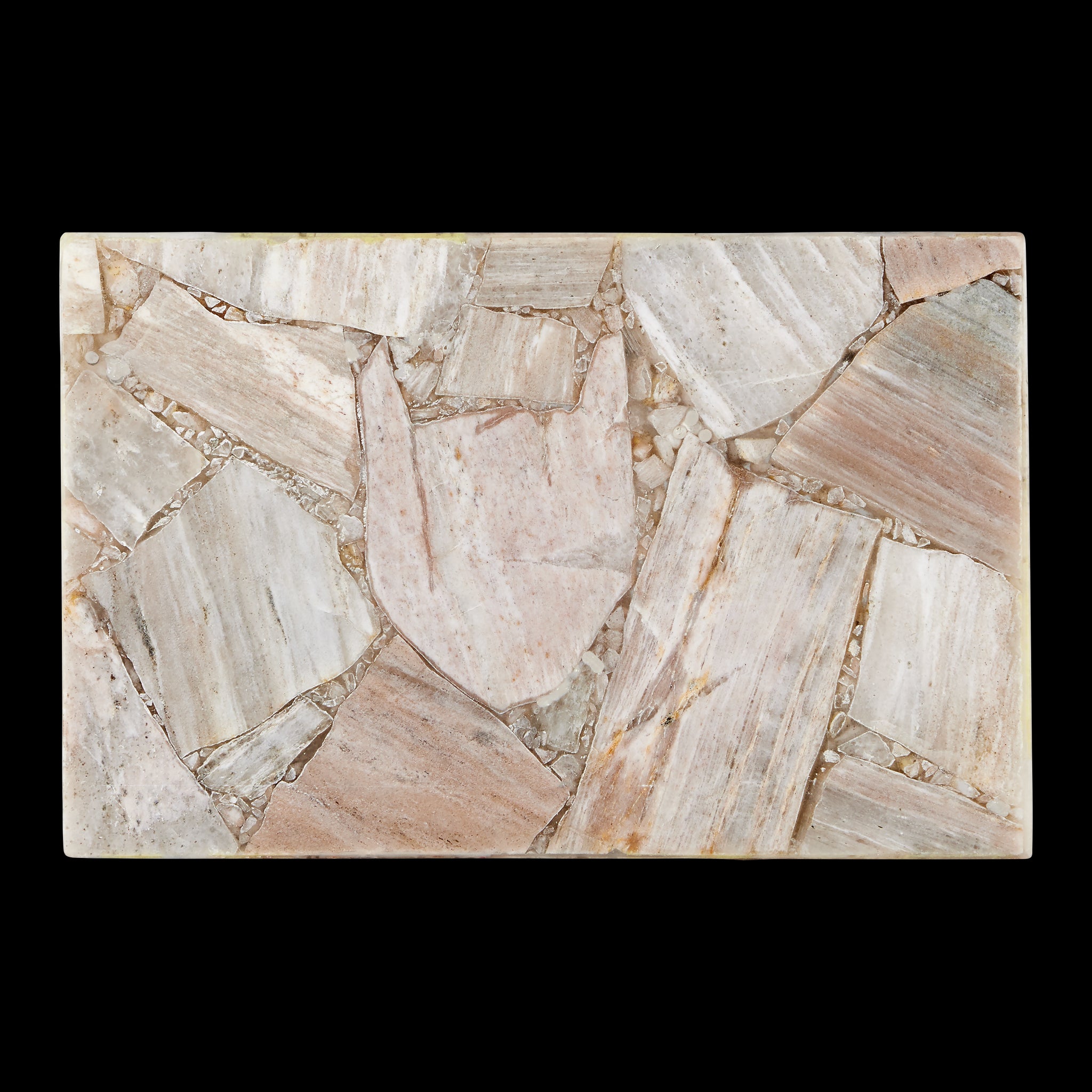 Currey & Company 7" Jossa Banded Aventurine Box