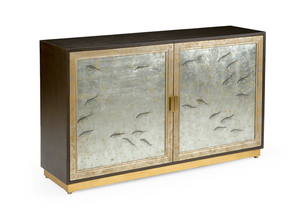 Chelsea House Chinoiserie Cabinet with Fish