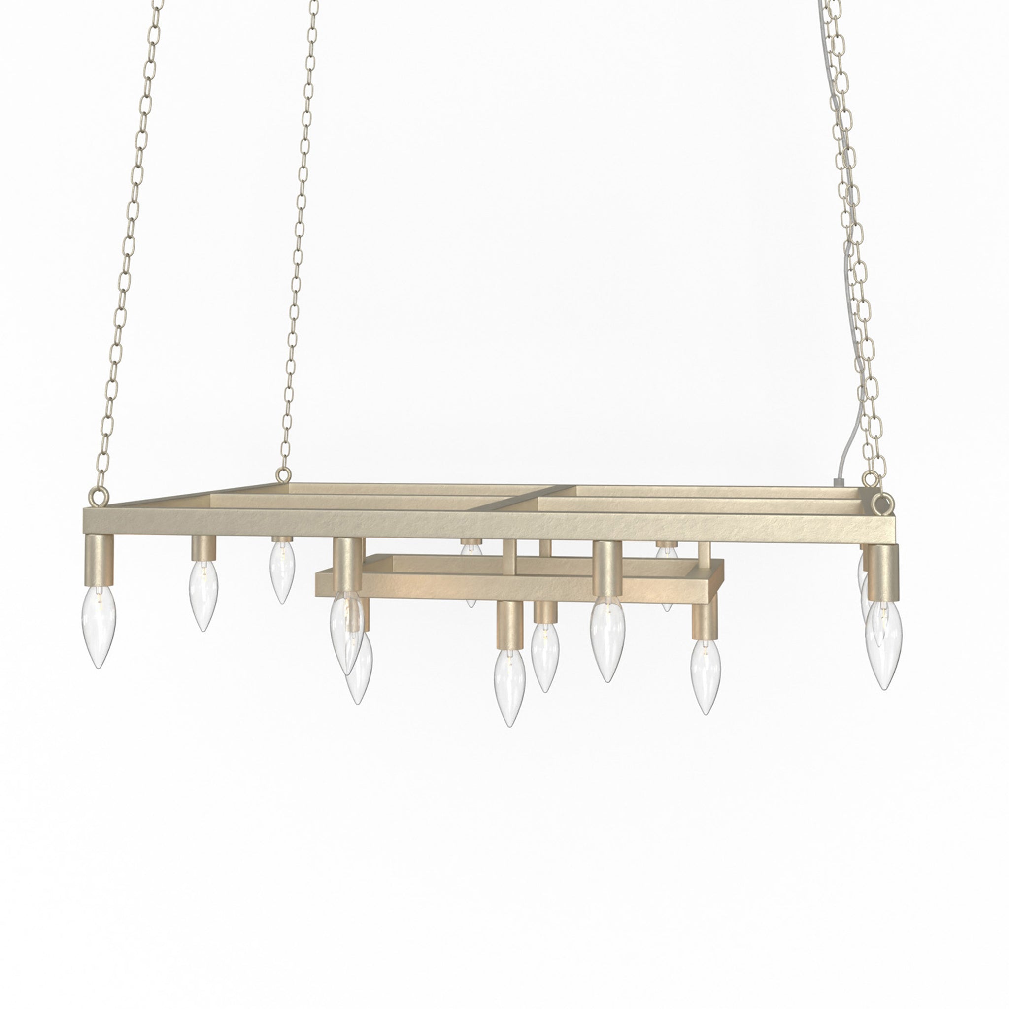 Lumanity Cora 14 Light Modern Linear Chandelier