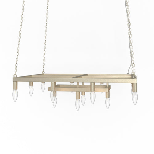 Lumanity Cora 14 Light Modern Linear Chandelier