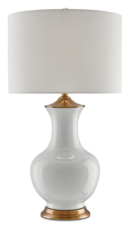 Currey & Company Lilou White Table Lamp