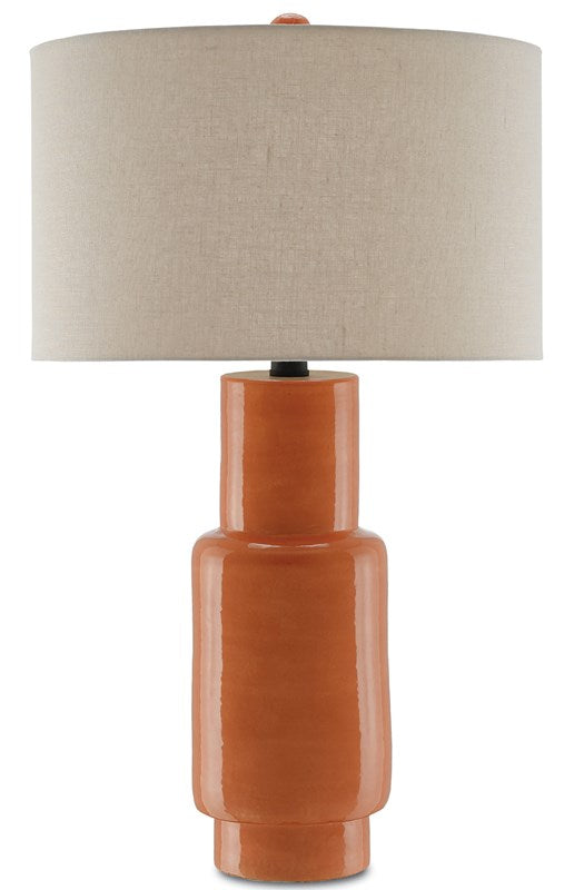 Currey & Company Janeen Orange Table Lamp