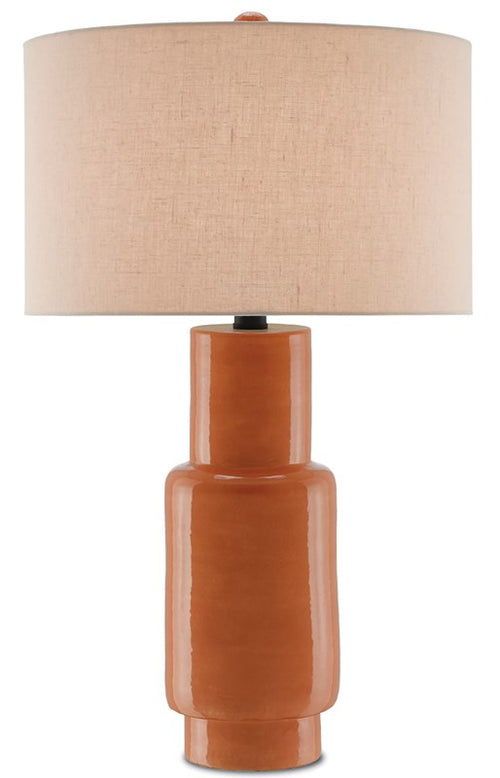 Currey & Company Janeen Orange Table Lamp