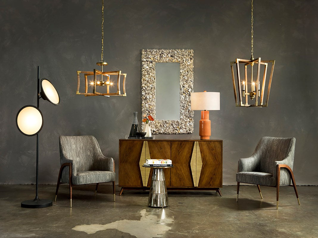 Currey & Company Janeen Orange Table Lamp