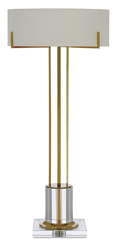 Currey & Company Winsland Brass Table Lamp
