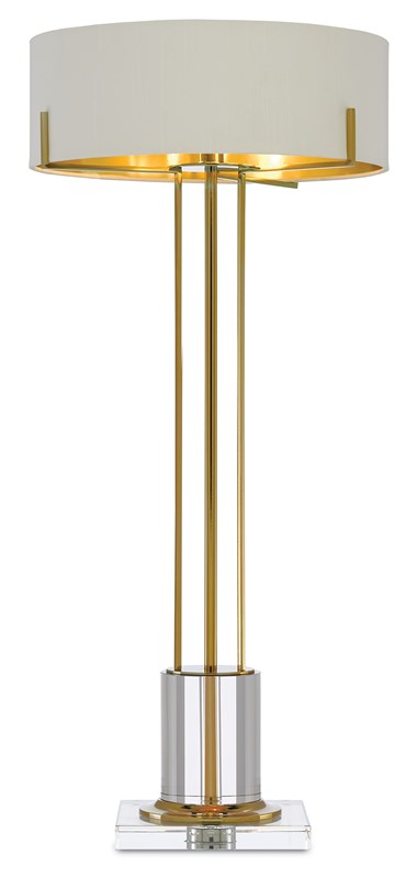 Currey & Company Winsland Brass Table Lamp
