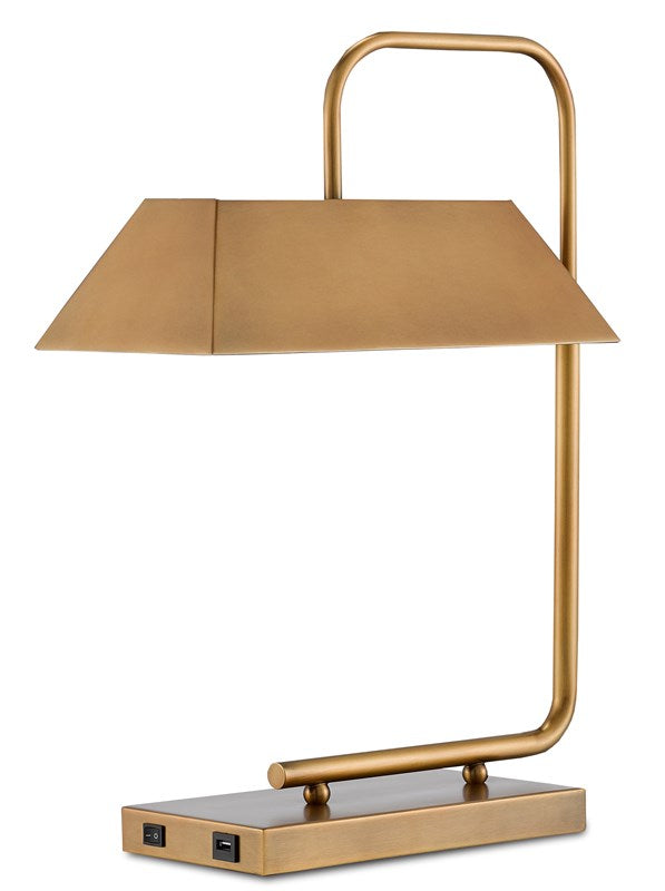 Currey & Company Hoxton Brass Table Lamp