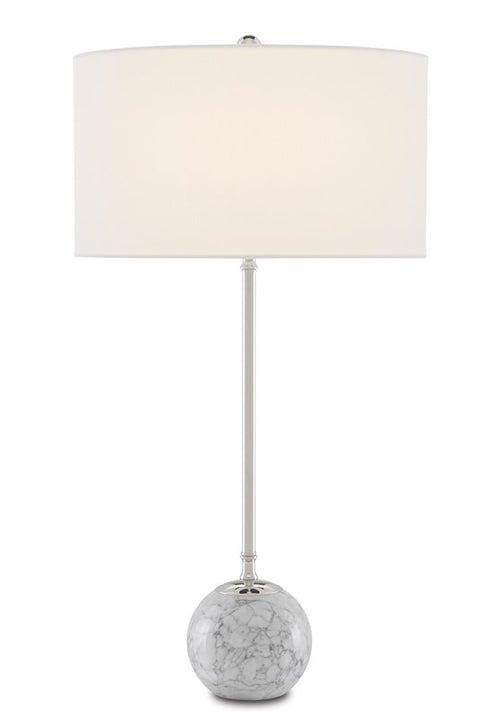 Villette White Table Lamp by Currey and Company