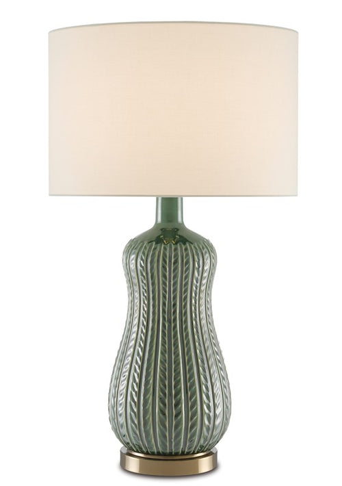 Mamora Green Table Lamp by Currey and Company