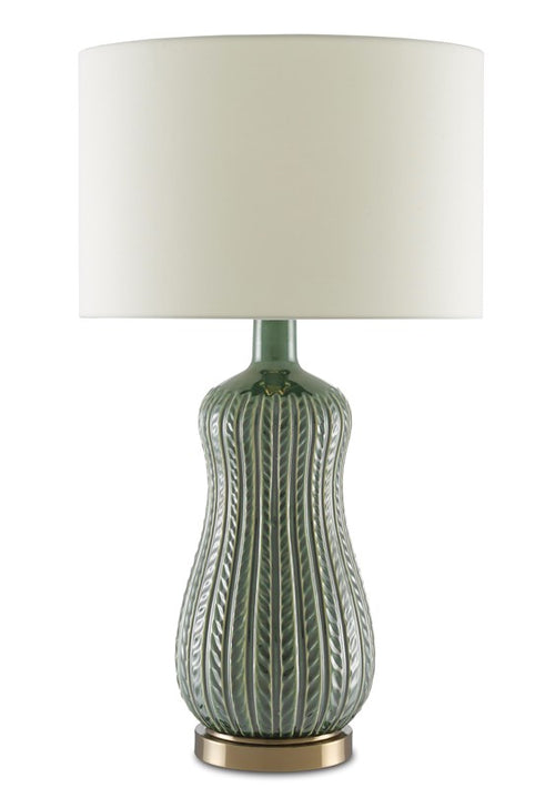 Mamora Green Table Lamp by Currey and Company