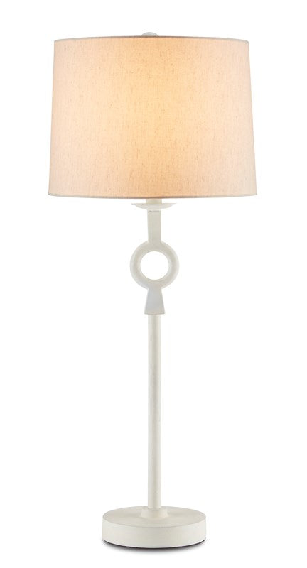 Currey and Company - Germaine White Table Lamp