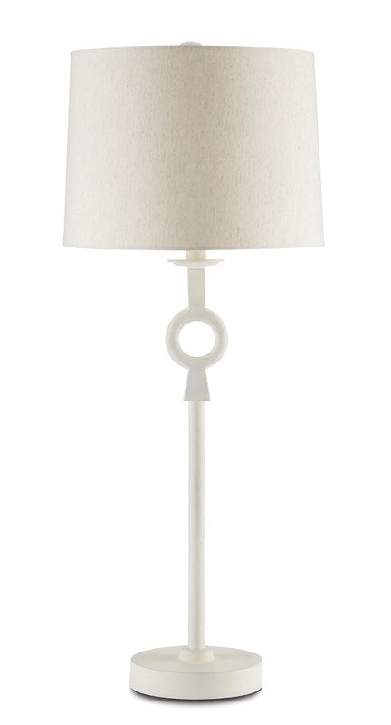 Currey and Company - Germaine White Table Lamp