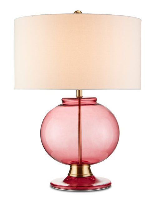 Currey and Company - Jocasta Red Table Lamp