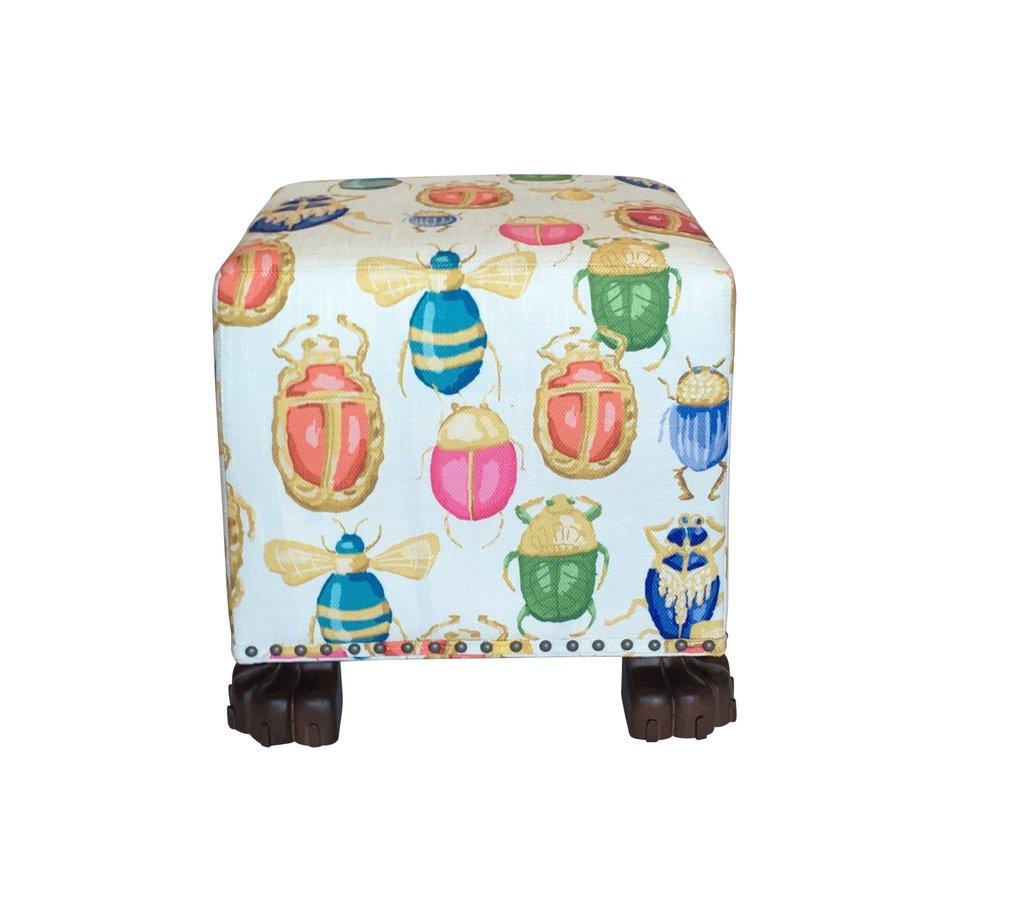 Dana Gibson Cottage Buggy Ottoman