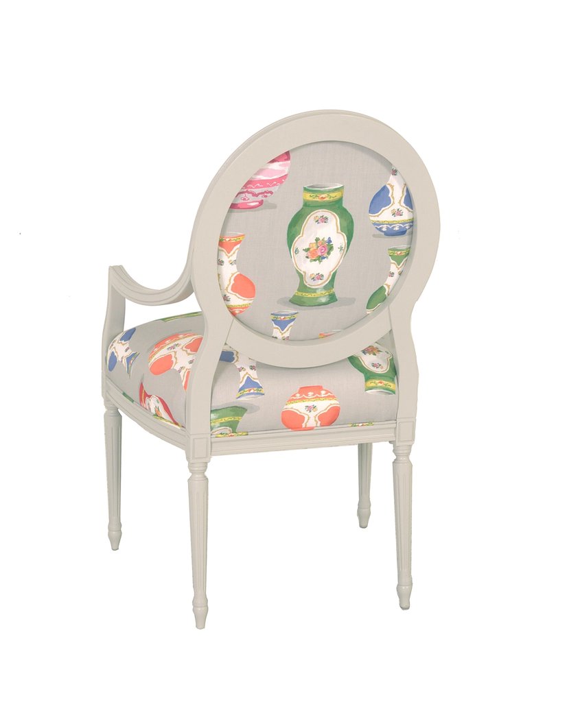 Dana Gibson Rosinda Bergere in Meissen Chair