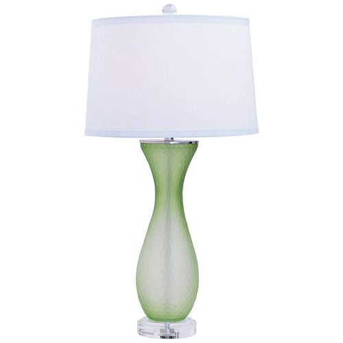 Port 68 Lakeview Green Glass Table Lamp