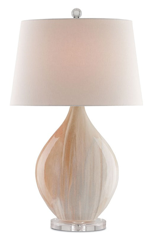 Currey and Company Opal Pink Table Lamp