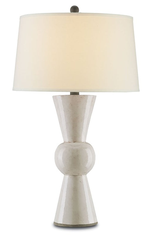 Currey And Company Upbeat White Table Lamp