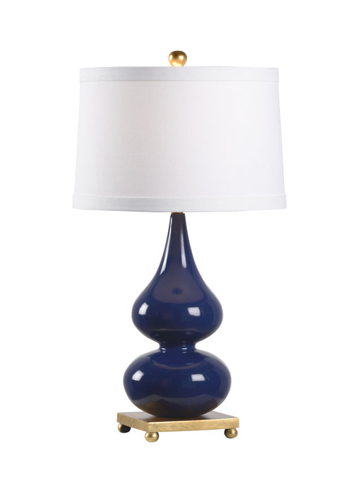 Wildwood Whitney Double Gourd Lamp in Cadet Blue 60706
