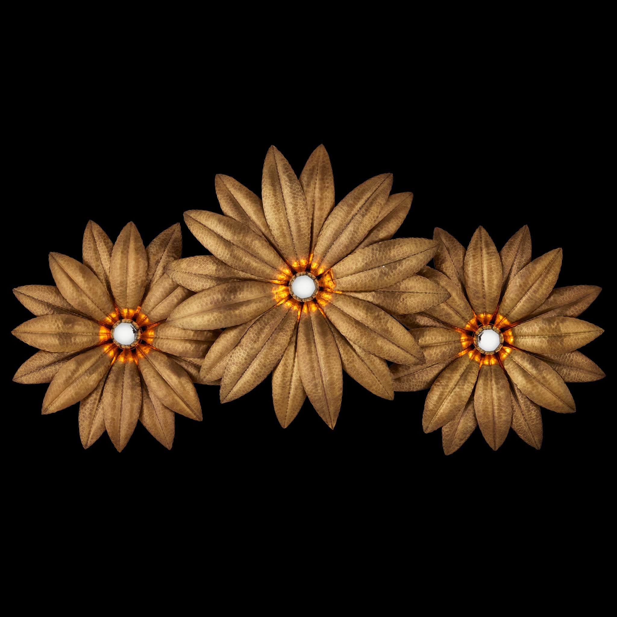 Currey & Company Alithea Large 3 Light Wall Sconce