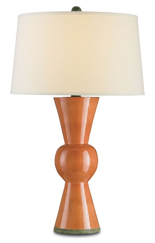 Currey and Company Upbeat Orange Table Lamp