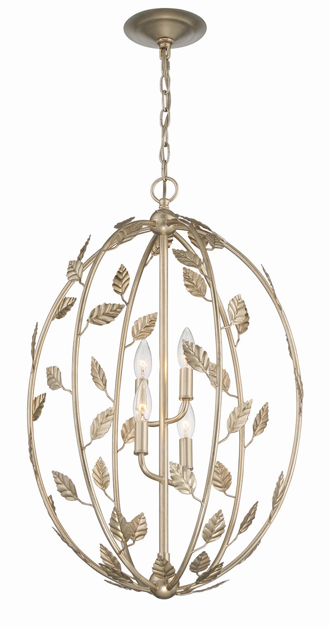 Lumanity Avon 4 Light Statement Oval Chandelier
