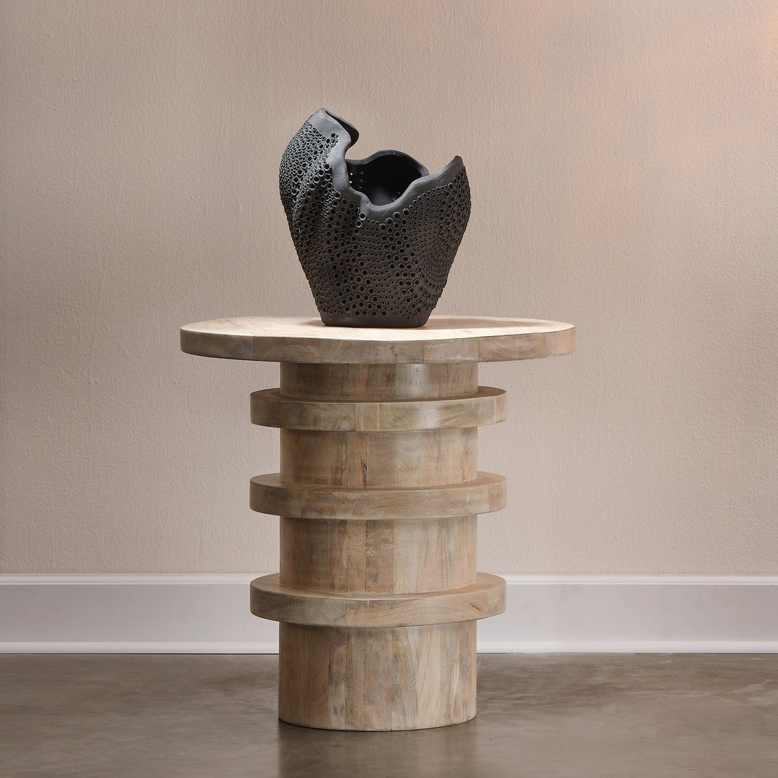 Jamie Young Revolve Wood Side Table