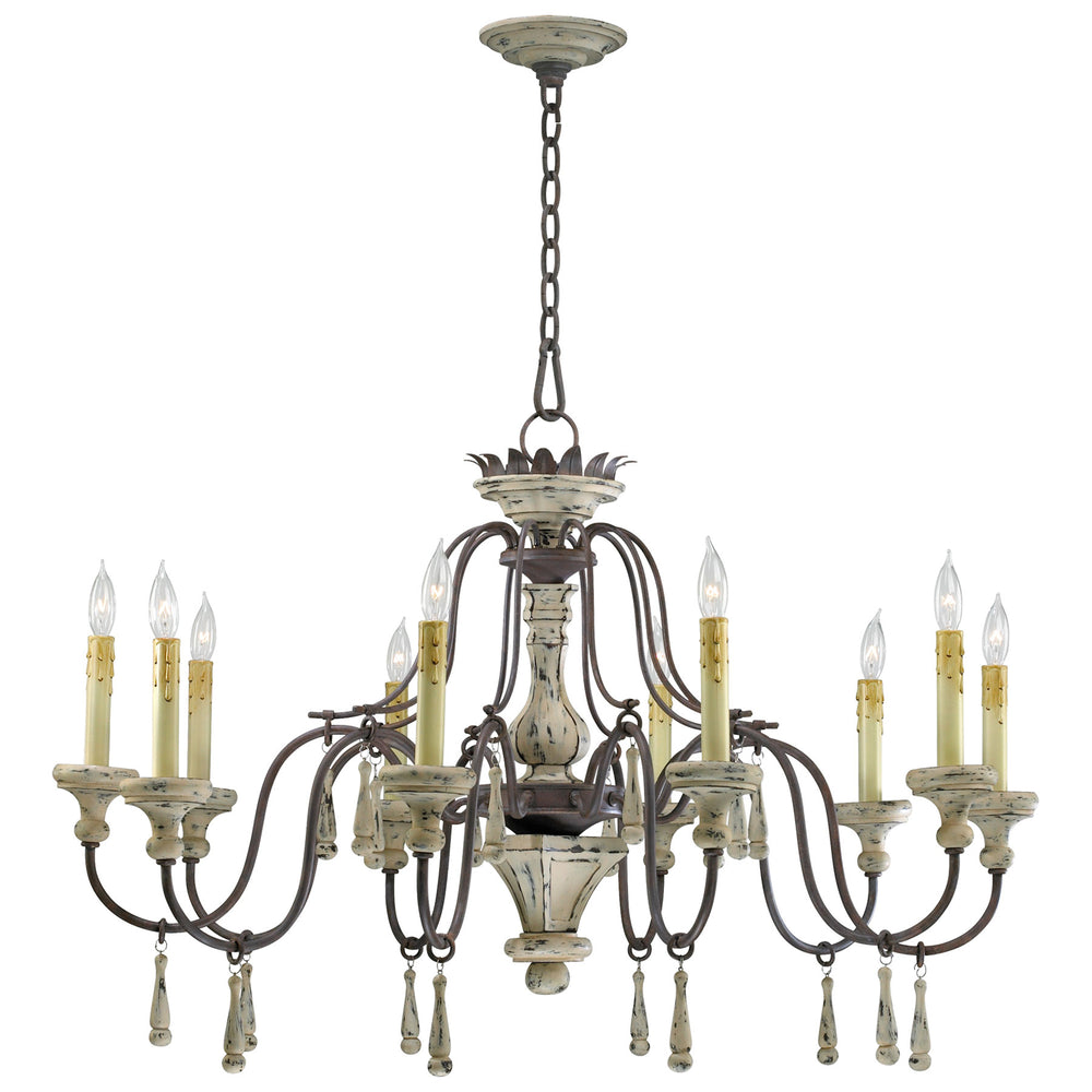 Provence 10 Light Chandelier By Cyan Design