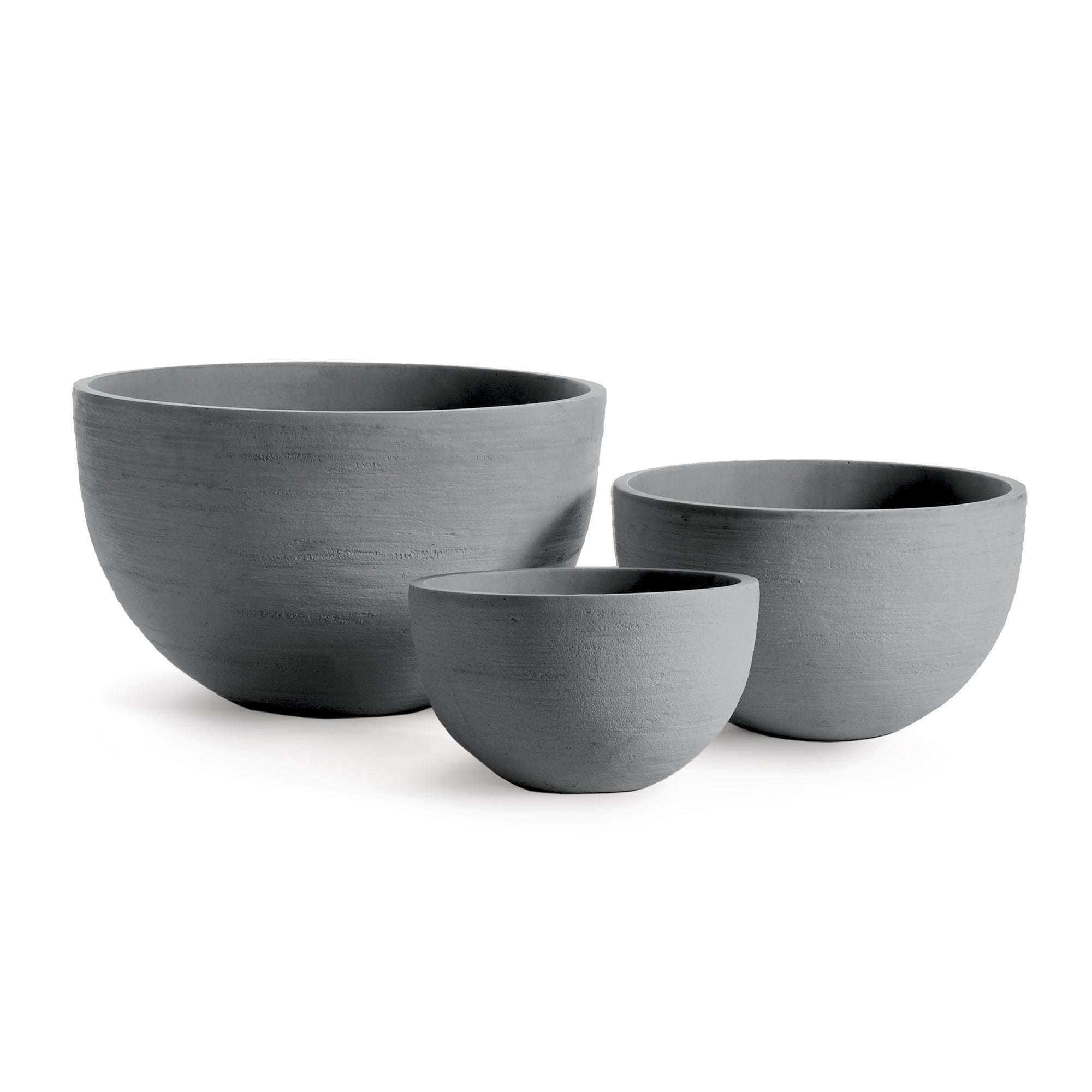 Napa Home And Garden Fibrestone Malibu Low Bowls, Set Of 3