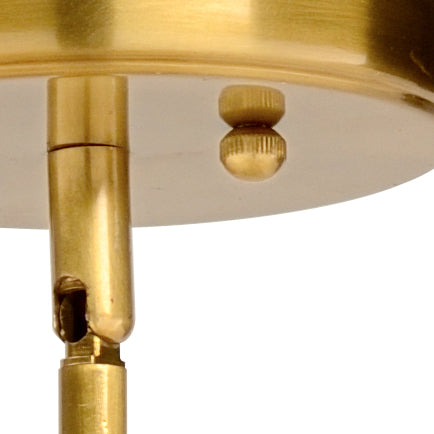 Wildwood Aria Pendant Light in Antique Brass