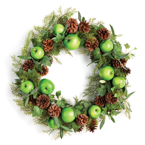 Napa Home And Garden Apple & Mixed Botanicals Wreath 24"