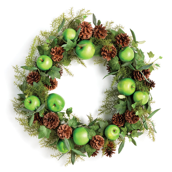 Napa Home And Garden Apple & Mixed Botanicals Wreath 24"